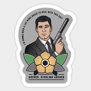 Archer. Sterling Archer Sticker